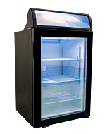 Zanduco 23" Countertop Display Freezer with Top Lightbox and 98L Capacity - 110V, 158W - CA