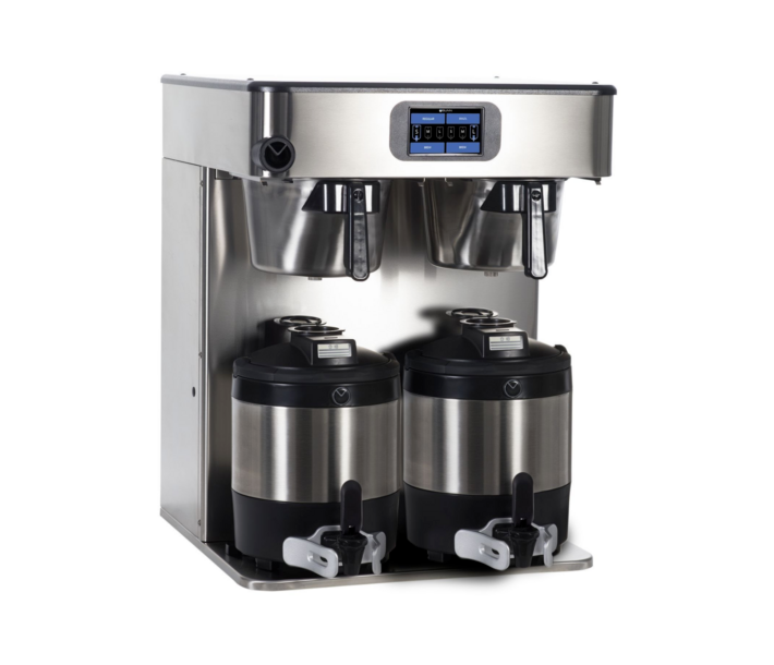 Bunn ICB TWIN Platinum Edition Infusion Series Stainless Steel Coffee Brewer with 21.2L Capacity - 120/240V, 53400.6100 - USA