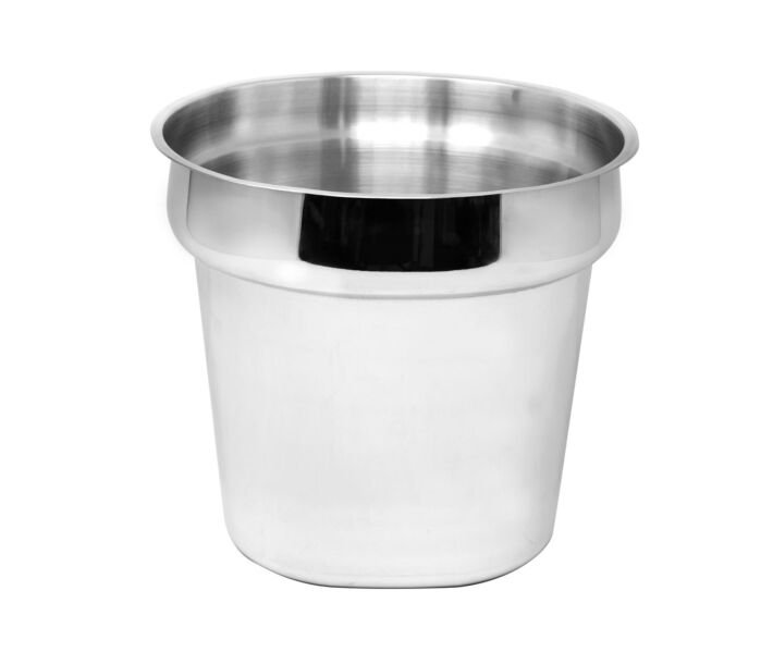 Omcan 7 qt Stainless Steel Steam Table Inset - USA