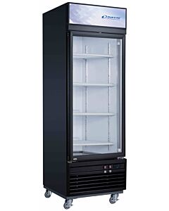 Dukers DSM-15F 15" Commercial Single Door Glass Door Merchandiser Freezer - 13.60 Cu. Ft. - USA