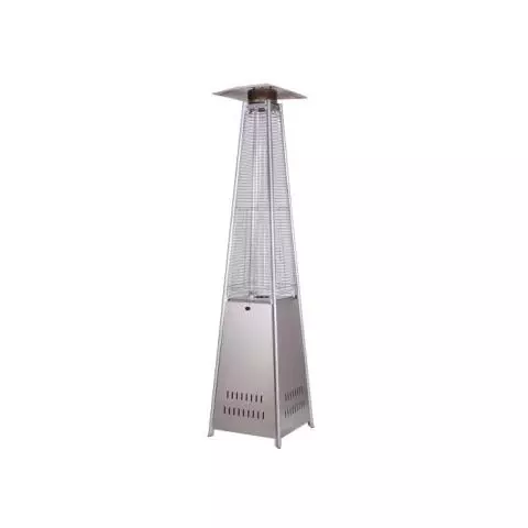 Omcan 89 Portable Pyramid Propane Patio Heater - Steel 46000 BTU   Zanduco CA