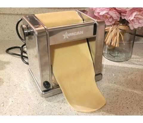 Omcan Electric Countertop Pasta Sheeter with Cutters 120V, 60W