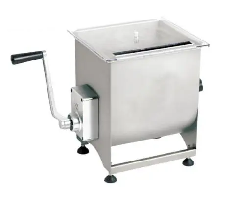 Stainless Steel Manual Meat Mixer - 44 lb Capacity Stainless Steel Manual Meat Mixer - 44 lb Capacity