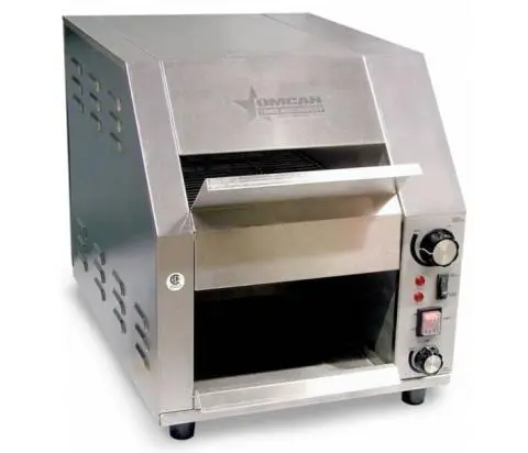 Omcan Stainless Steel Conveyor Toaster with 9 5 8 Conveyor Belt