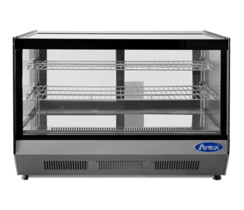 Atosa CRDS-56 Countertop Refrigerated Display Square - 5.6 Cu Ft