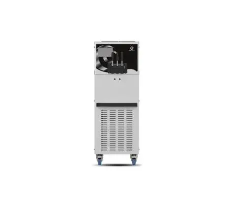 Gelmatic Double and Twist flavors Floor Gravity Fed Soft Serve Machine 33kg hr Production Capacity Zanduco US