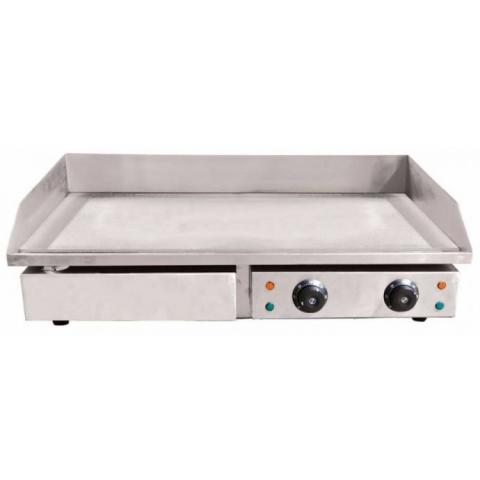 4.4KW 220V Commercial Electric Countertop Griddle Grill Stainless Steel Electric Flat Plate Griddle Grill with Thermostatic Control 
