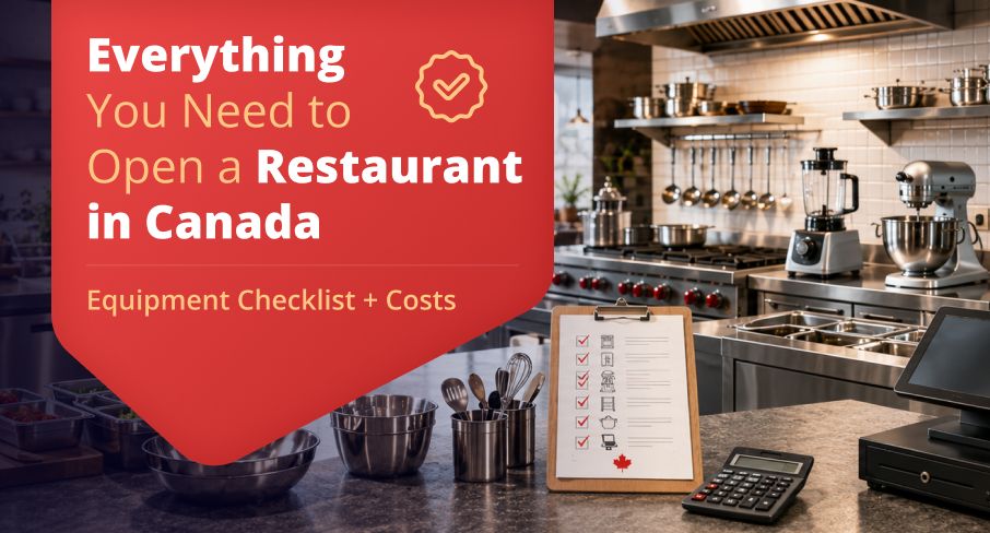 Resource image for Everything You Need to Open a Restaurant in Canada (Equipment Checklist + Costs)