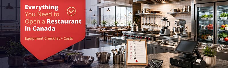 Everything You Need to Open a Restaurant in Canada (Equipment Checklist + Costs)