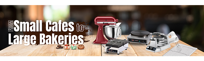 Bakery equipment on a countertop