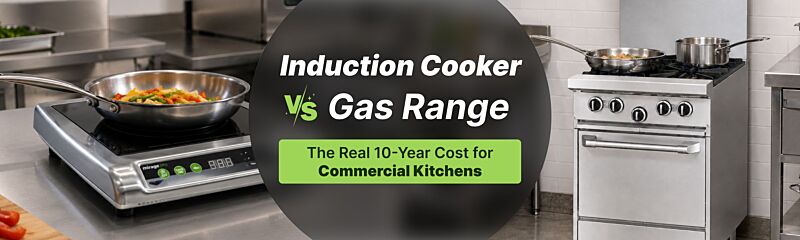 Induction Cooker vs Gas Range: The Real 10-Year Cost for Commercial Kitchens