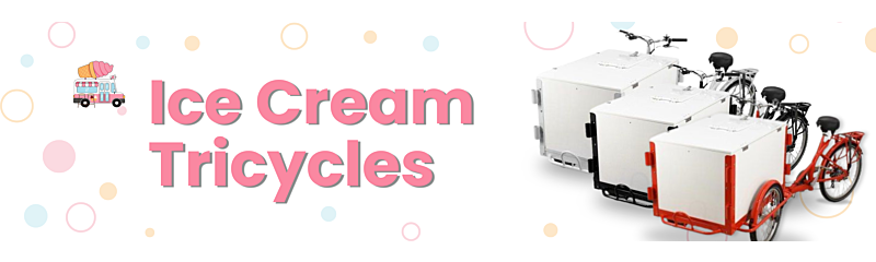 Ice cream tricycle colour options