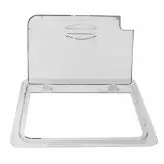 Polycarbonate Clear Flip Lids with Gap