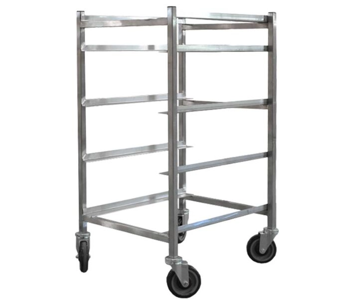 Omcan Stainless Steel Universal Flat Top Rack with 5 Slides and 9 ...