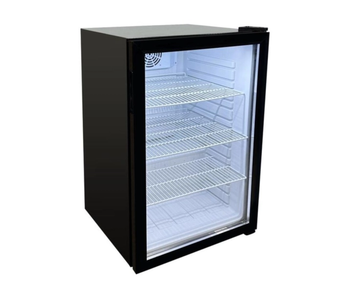 Zanduco 22" Black Countertop Display Refrigerator with 130L Capacity - 110V, 95W - USA
