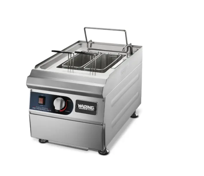 Waring WPC100 Pasta Cooker/Rethermalizer with 2 Large and 4 Round