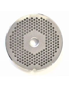 Omcan European Style #22 stainless steel plate, hubless, 3.2mm (1/8") - one notch/ round - CA