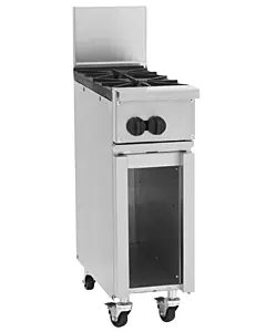 Vulcan 12-2B Endurance Series 12" Range with Cabinet Base, 2 Burners, and 60,000 BTU - Natural Gas/Liquid Propane