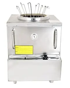 Zanduco 34" x 34" Stainless Steel Natural Gas Tandoor Clay Oven – 70,000 BTU