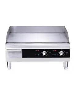 Omcan Countertop Stainless Steel Electric Griddle