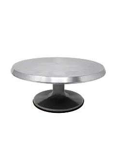 Omcan 12" Revolving Cake Turntable / Stand - Non-Slip Base