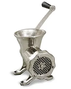 Omcan Manual Meat Grinder # 12 Cast Iron