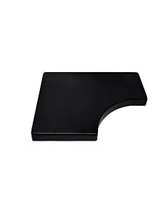 DELFIN RR2420L17 Concave Left Step 24x20x2 Black