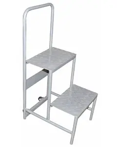 Omcan Heavy-Duty Step Ladder with Bar