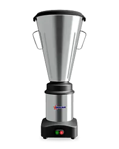 Omcan 8L Countertop Stainless Steel Blender, Removable Cutting Unit - 0.5HP, 373W