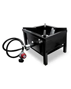 Omcan 15.5" Portable Outdoor Propane Burner - 65,000 BTU