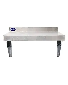 Zanduco Stainless Steel Wall Shelf 14'' Depth