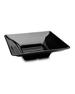 DELFIN TRC-128AS-010 Tray Black Rectangle 12x8x1.5 Melamine
