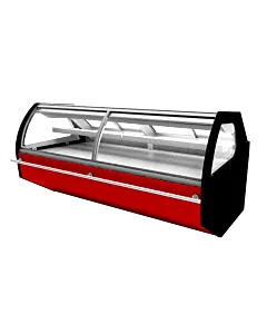 Frost Tech HWM8-RD 101 1/2" Cheese / Deli / Meat Refrigerated Display Case - Double Glass, Double Coil