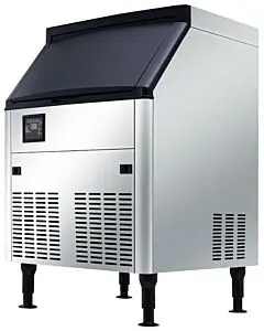 Omcan Ice Machine with 80 lb Storage Bin - 210 lb/day Cube Ice Production Capacity