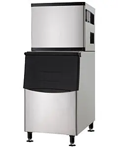 Omcan Ice Machine with 275 lb Storage Bin - 350 lb/day Cube Ice Production Capacity