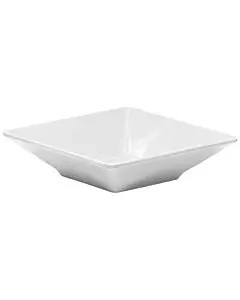 Elite Global Solutions 1.6 Qt. Melamine Squared White Bowl DB834SQW