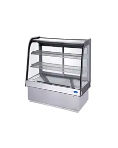 Zanduco 28" Countertop Drop-in Curved Glass Refrigerated Display - 88L