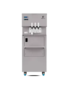 Gelmatic Double and Twist Flavors Floor Pump Fed Soft Serve Machine - 50 kg/hr Production Capacity