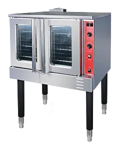 Ecomax FGC100 Series Single Deck Convection Oven Natural Gas with 54,000 BTU - 120V / 60Hz / 1Ph