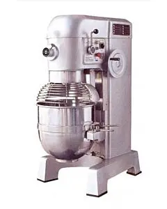 Omcan 60 QT Heavy-Duty Planetary Mixer with Guard and Timer - 220V, 2800W
