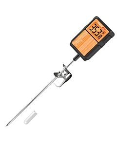 ThermoPro TP510W Waterproof Deep Fry and Baking Thermometer with 8-Inch Probe, Temperature Guide, and Pot Clip