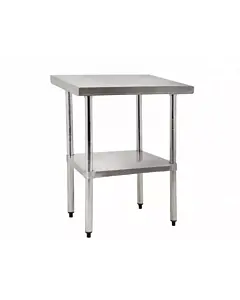 Zanduco 24'' Depth Stainless Steel Heavy Duty Worktable with Undershelf