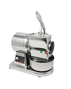 Trento European Stainless Steel Cheese Grater with Micro-Switch - 0.5HP, 110V