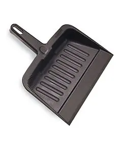 Rubbermaid RCP-2005-00-CHAR Heavy-Duty Plastic 12.25" Dust Pan - Charcoal