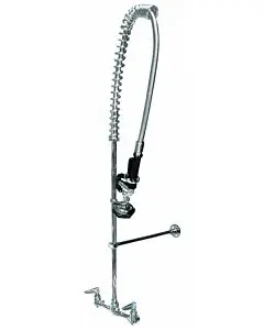 Omcan 8" Wall Mounted Pre-Rinse Unit with 44" hose