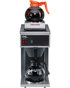 Curtis CAFE2DB 12 Cup Pour-over Decanter Brewer with 2 Warmers – 120V, 1650W