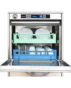 Lamber F99DYPS Deluxe High-Temp Undercounter Dishwasher with Ineteractive Display 2 Levels and Higher Opening - 208-240V/6500W