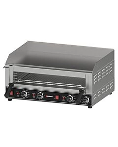 Omcan Elite Series 27.5" x 16" Combination Griddle with Toaster Chamber - 240V, 7600W