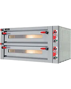 Trento Fuoco Series 57″ Double Chamber Pizza Oven with 41.3″ Chamber, Digital Display – 18 kW, 220 V, 3 Ph