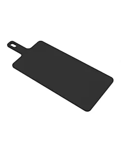 Epicurean 429-197502 19" x 7 1/2" x 1/4" Slate Richlite Wood Fiber Cutting and Serving Board with 4" Handle - Black